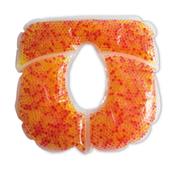 Coussin en gel orange garni de perles EDITION LIMITEE